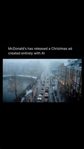 Python Insights on Instagram: "McDonald's Netherlands launched a groundbreaking Christmas ad fully generated with Al, depicting the chaotic "terrible truth" of December holidays to contrast idealized festivities with relatable stress. Created in collaboration with TBWA and The Sweetshop's directing duo MAMA, the commercial took seven weeks, involving ten specialists and thousands of iterations to achieve a realistic live-action look, complete with custom Al techniques like style-transfer and LoR