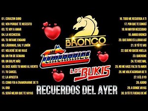 Los Temerarios, Bronco, Los Bukis, Viejitas Pero Bonitas Románticas, 40 Éxitos Del Recuerdo Mix