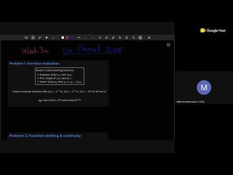 Maths 1 | Week 3a