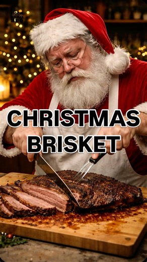 Follow my guide at bkyhd.com/brisket for the perfect Christmas Brisket. There should be no guesswork or winging it. Get a good nights sleep too. Spend time with family not tied to your smoker. #bbq #brisket #christmas | Backyahd BBQ