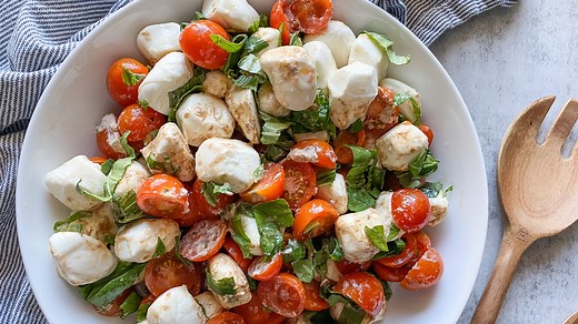Cherry Tomato Caprese Salad Recipe - Tasting Table