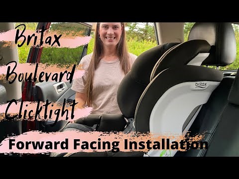 Britax Boulevard Clicktight Forward Facing Installation | Car seat Installation