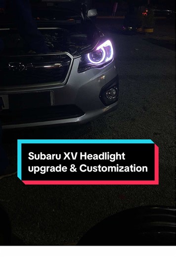 Subaru XV Headlight Upgrade with Laser Projector Lights