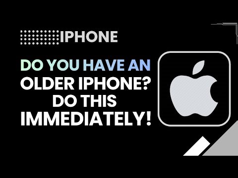 Do You Have An Older iPhone? Do This IMMEDIATELY! (Fix Slow & Battery Issues)