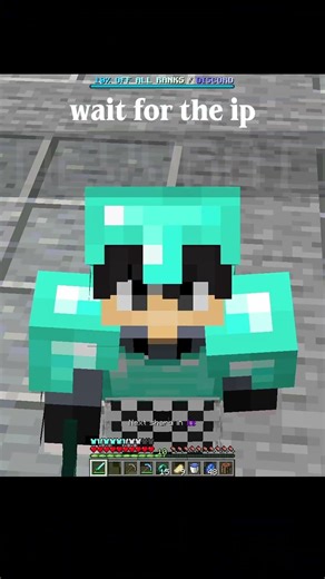 wait for the server ip ... #minecraft #shorts