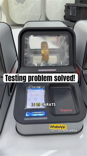 Gold Purity Testing Problem Solved - DXL 800 Precious Metal Analyzer Deliver Instant Accurate Result