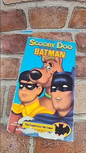 Scooby Doo Batman and Robin VHS