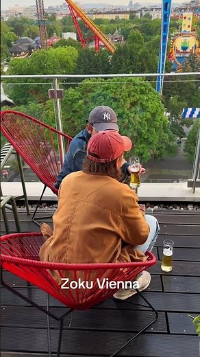 Magical sunset and rooftop bar at Zoku Vienna