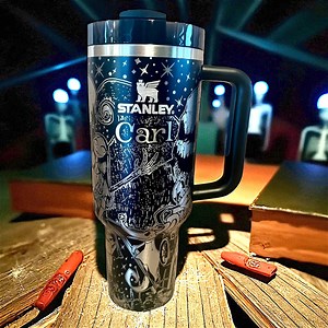 Nightmare Before Christmas Stanley Tumbler: 40 Oz Engraved Travel Mug - Etsy