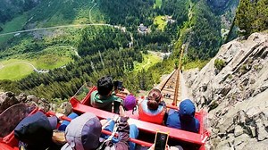 欧洲最陡峭“云霄飞车”—— 瑞士盖尔默过山车