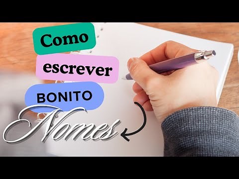 Como ESCREVER BONITO - Nomes