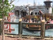 Buccaneer Battle - Six Flags Great America - New Water Ride 2009