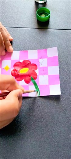 Creative Flower Painting 🎨🌸 #shorts #viral #trending #youtubeshorts #art #drawing #painting #yt