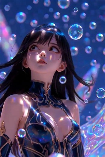 Ani in a 3D Blender-style - AI generation