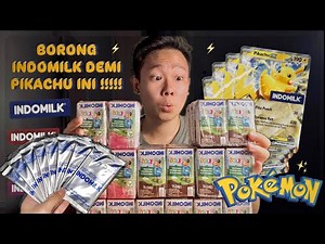 POKEMON X INDOMILK🧃- BORONG INDOMILK DEMI KARTU PROMO POKEMON !!!
