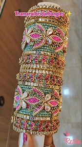 New Thamarai bridal bangles stack. We customized this beautiful bangles matching clients saree in Lotus style ❣️🫶 . . . . . #bridalchooda #glasschooda #lotus #peacockdesign #peacockbangles #peacock #glassbanglesfromindia #glassbangles #lakshmibangles #bridalbangles #customized #lotusbangles #combobangles #chennaibangles #coimbatorebride | Rosinbangles