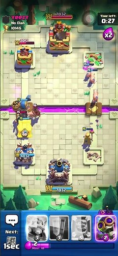 3M Center Maniac: Mad Rush, Tower Dust! ⚔️⚔️⚔️🏰 #ClashRoyale