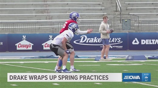 Drake football wraps up spring ball