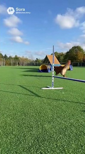 Golden Retriever Agility Fail: Majestic Dog Tumbles Off A-Frame #dogfail #goldens
