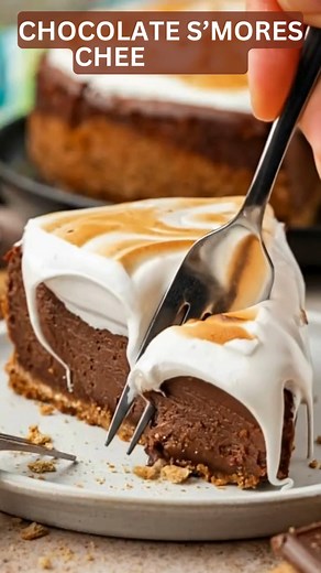chocolate s’mores cheesecake | Diana Easy Recipes Ideas | Facebook