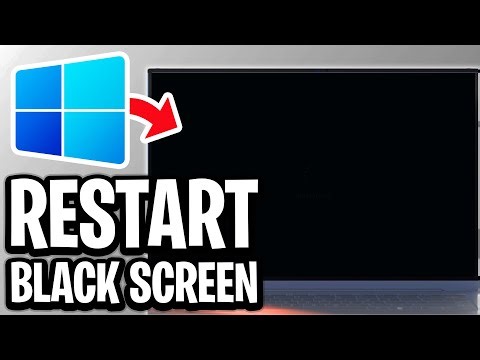 How To Restart Laptop Black Screen - Full Guide