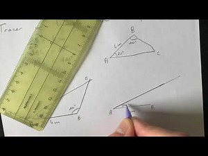 Tracer un triangle - 6ème