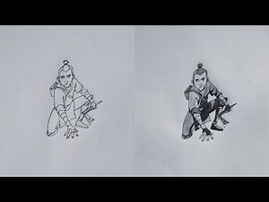 How to Draw Sokka from Avatar: The Last Airbender | Step-by-Step Drawing Tutorial