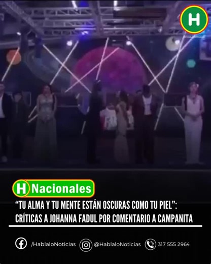 La actriz y modelo Johanna Fadul vuelve a estar en el centro de la polémica por su reciente declaración que ha sido calificadas como racista y que ha generado una ola de críticas en redes sociales y entre figuras públicas del país. La controversia se originó tras un comentario dirigido a su compañero ‘Campanita’, durante la transmisión del domingo de La Casa de Los Famosos Colombia. Fadul, quien ya había sido duramente cuestionada por su postura frente a un viaje a Israel, vuelve a quedar en el 