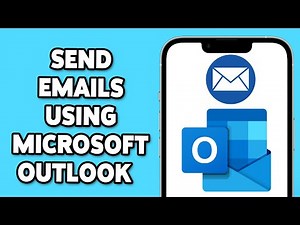 How To Send Emails Using Microsoft Outlook App On iPhone 2024 | Outlook Email Tutorial