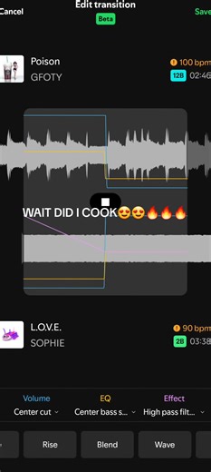 strarting my dj career #gfoty #poison #sophie #songofthesummer #gag #spotify #transition