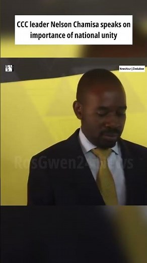 CCC leader Nelson Chamisa speaks on importance of national unity | Zimbabwe