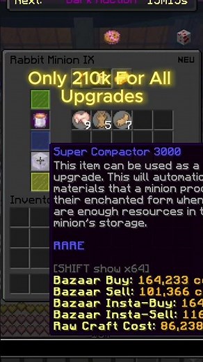 BEST MINIONS FOR MONEY IN HYPIXEL SKYBLOCK - MID TO LATE GAME