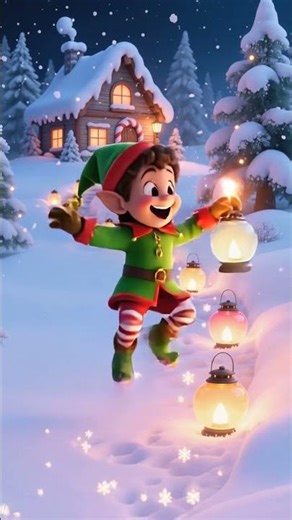 Elf Lights the Christmas Pathway ✨🕯️🎄
