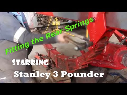 Fitting the rear springs to the S80