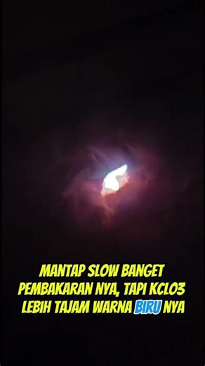 perbedaan NYALA microstar BIRU dari kclo3 dg kclo4 #fireworks #microstar #pyrotechnics #experiment