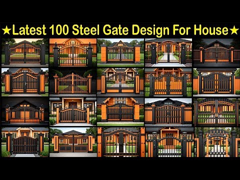 Top 100 Modern Steel Gate Designs | Grill gate design | Latest steel gate design