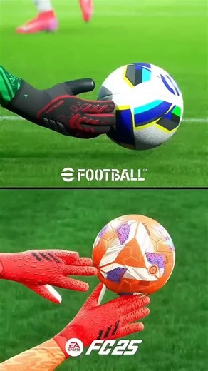 Games E. plug on Instagram: "FC 25 vs Efootball Realistic Comparison ✅"