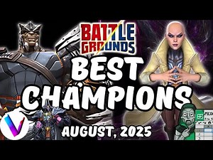 Best Champions for Battlegrounds Ranked & Vega's Tier List - Cassandra + Rebirth Buffed Champs MCoC