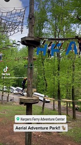 1.3K views · 22 reactions | Let’s monkey around on the ropes course!!  @harpersferryadventurecenter #hfacadventures #aerialadventures #adventurepark #ropescourse #adventuretime #themountiansarecalling #virginia #northernvirginia #familyfriendly #kidfriendly #familyadventures #spring2023 #2023 | Harpers Ferry Adventure Center | Facebook