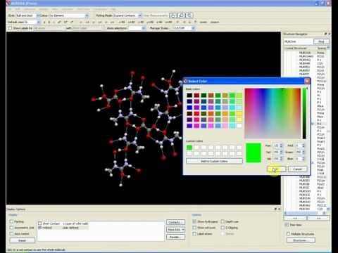 How-to: Colour short contacts by distance in Mercury