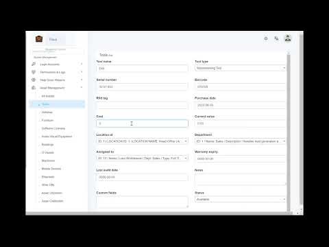 Tools Module | Asset Management System SAAS | www.ownitweb.com