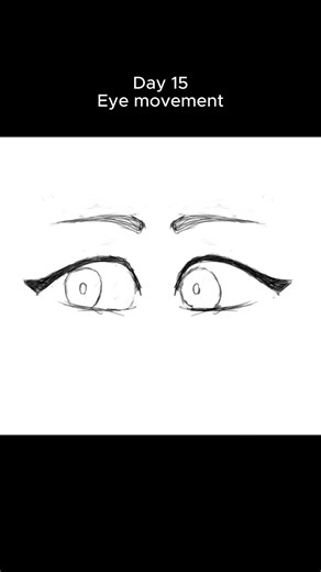 eye movement|Day 15 #2danimation #drawing #art #animator #animation #digitalart #learninganimation