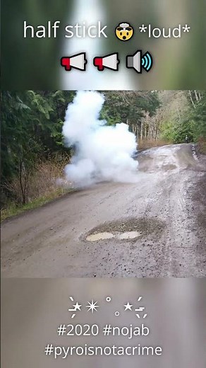 this half stick made the mountains shake...