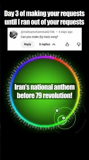 Iran's pre-revolution national anthem on the wheel 🎵