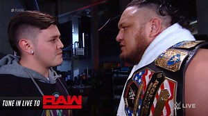 Samoa Joe isn't playing ANY games with Dominick backstage on WWE Raw. 😳 | WWE