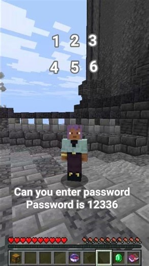 You can't enter the password 👍#minecraft #cat