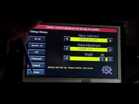 Control ldmos bargraph color pwm cooler menu setup