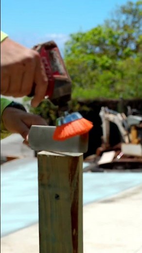 How to clean concrete tools #explore
