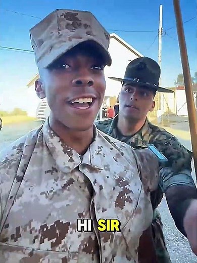⭐ POV: Even the Drill Instructor Needs Guidance #usmc #usmarines #marinecorps