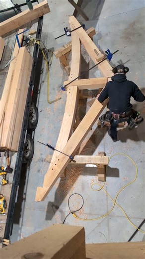 Timber Frame Truss Fabrication